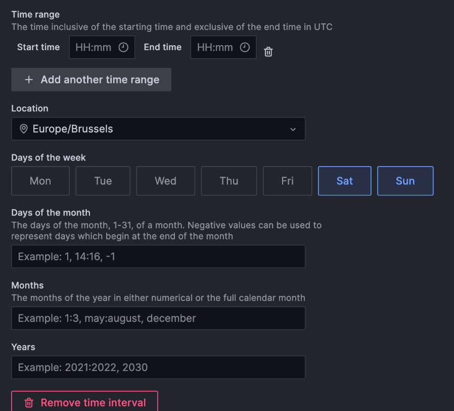 Time zone support Time zone support