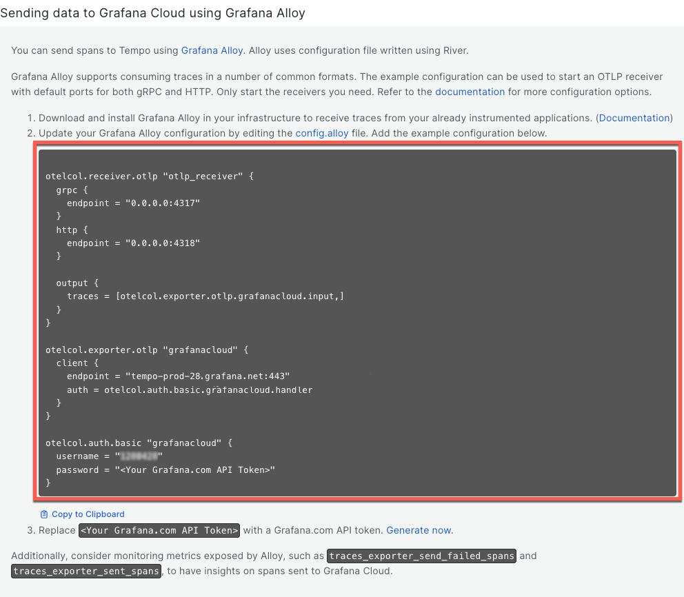 example configuration file