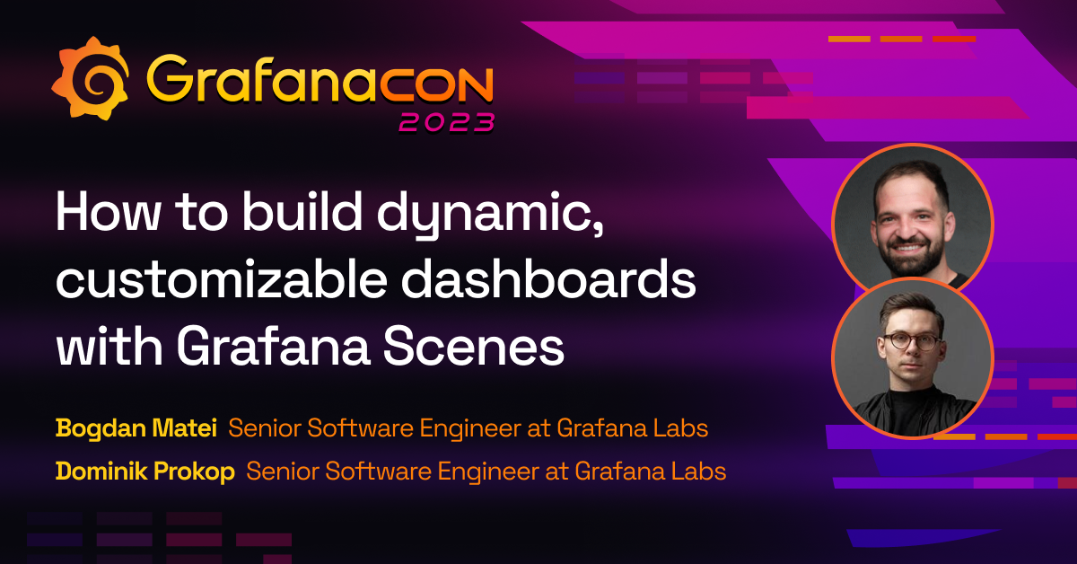 How to build dynamic, customizable dashboards with Grafana Scenes