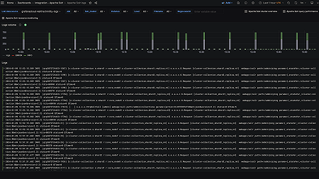Apache Solr logs overview