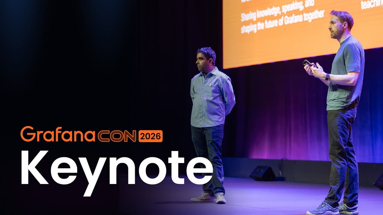 Watch the GrafanaCON 2026 keynote! 