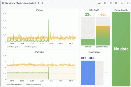 Dynatrace enterprise plugin dashboard example