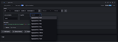 Loki query builder